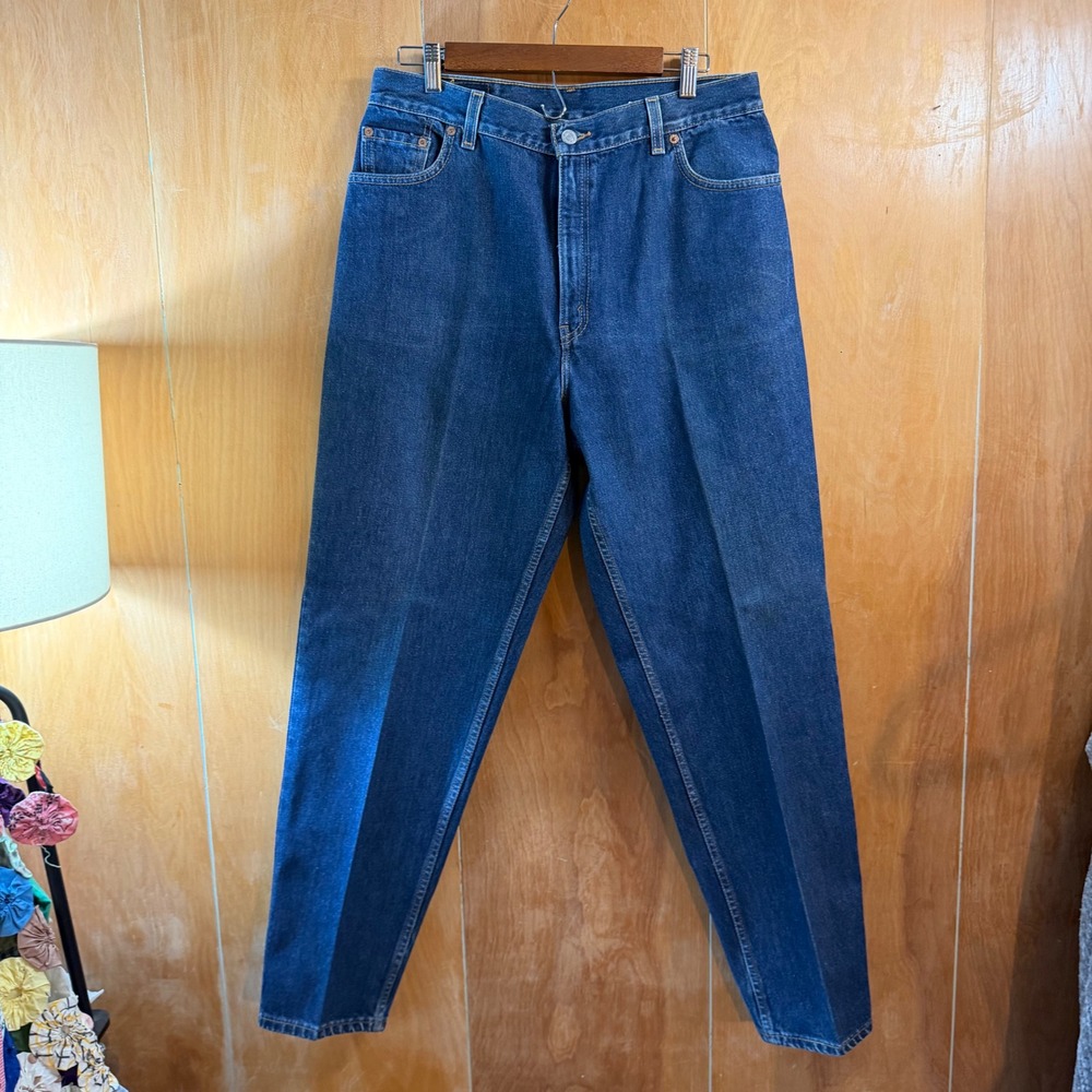 Vintage 1999 Levis 550 Relaxed Fit Tapered Leg‎ Jeans Size 16